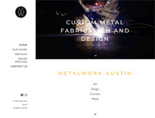 Tablet Screenshot of metalworkaustin.com